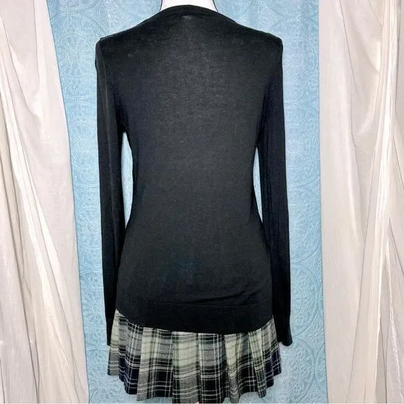 Banana Republic Mesh Polk a Dot Cardigan Sz M - Picture 5 of 5